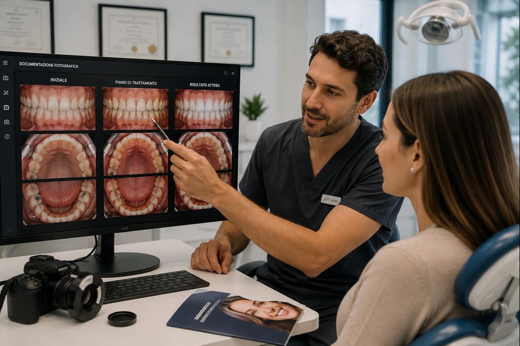Come usare le foto cliniche per comunicare il piano di trattamento