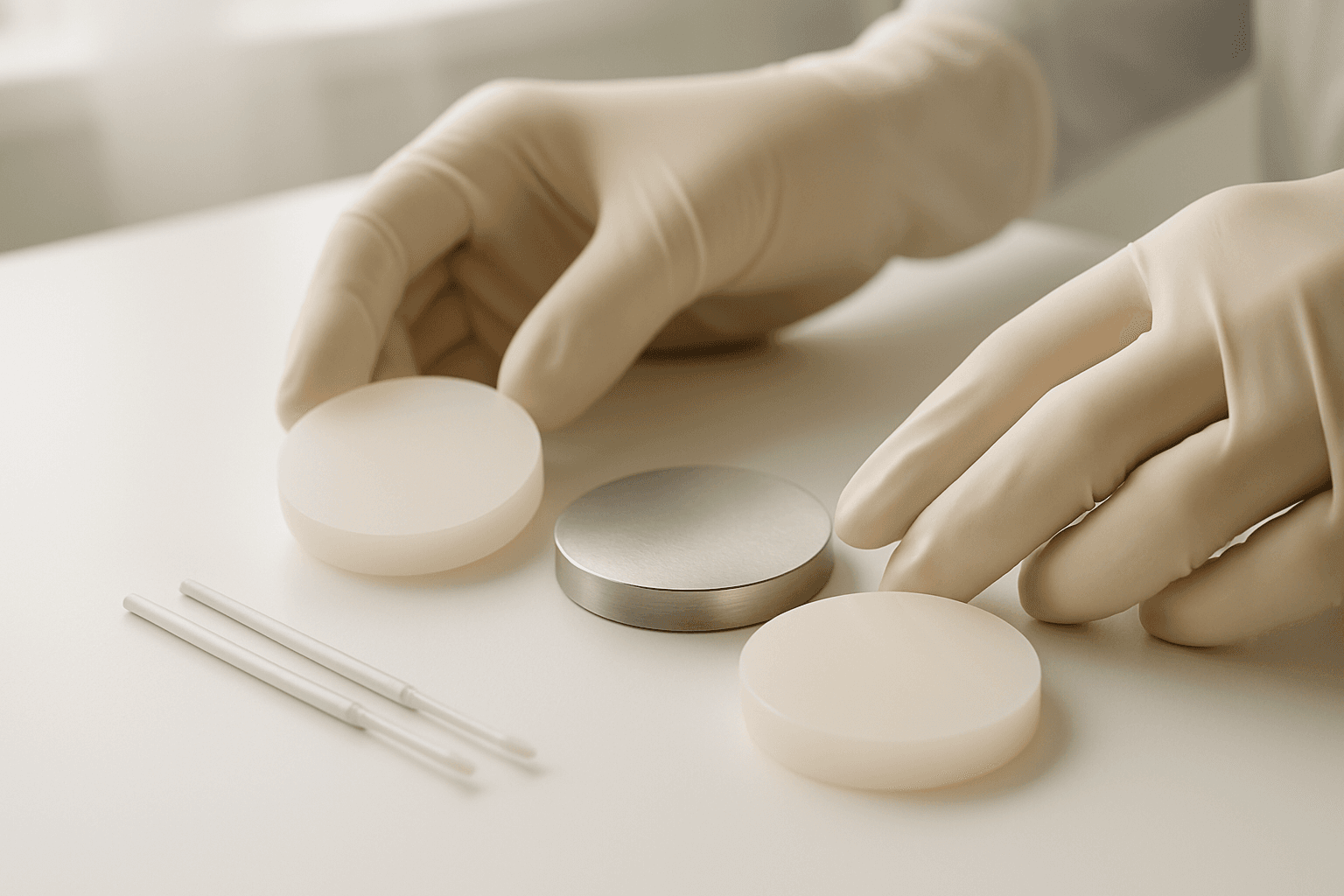 Rivestimento in biossido di titanio per basi protesiche:
