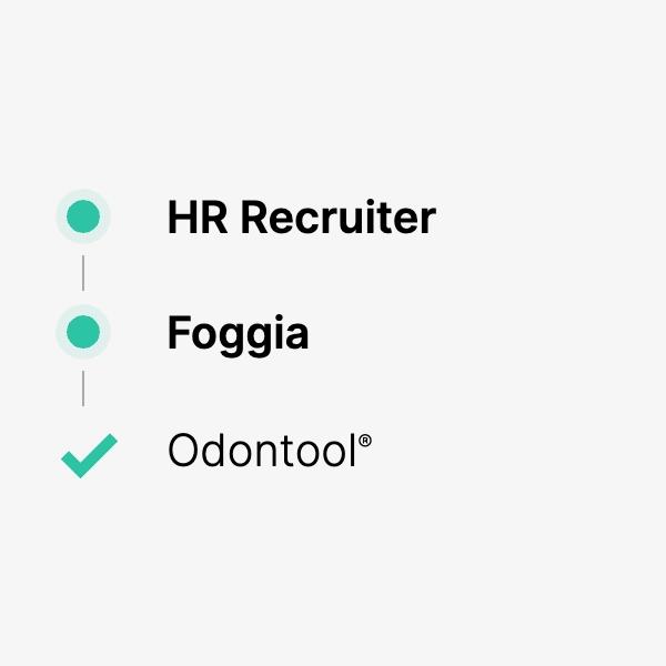 offerte lavoro hr recruiter foggia