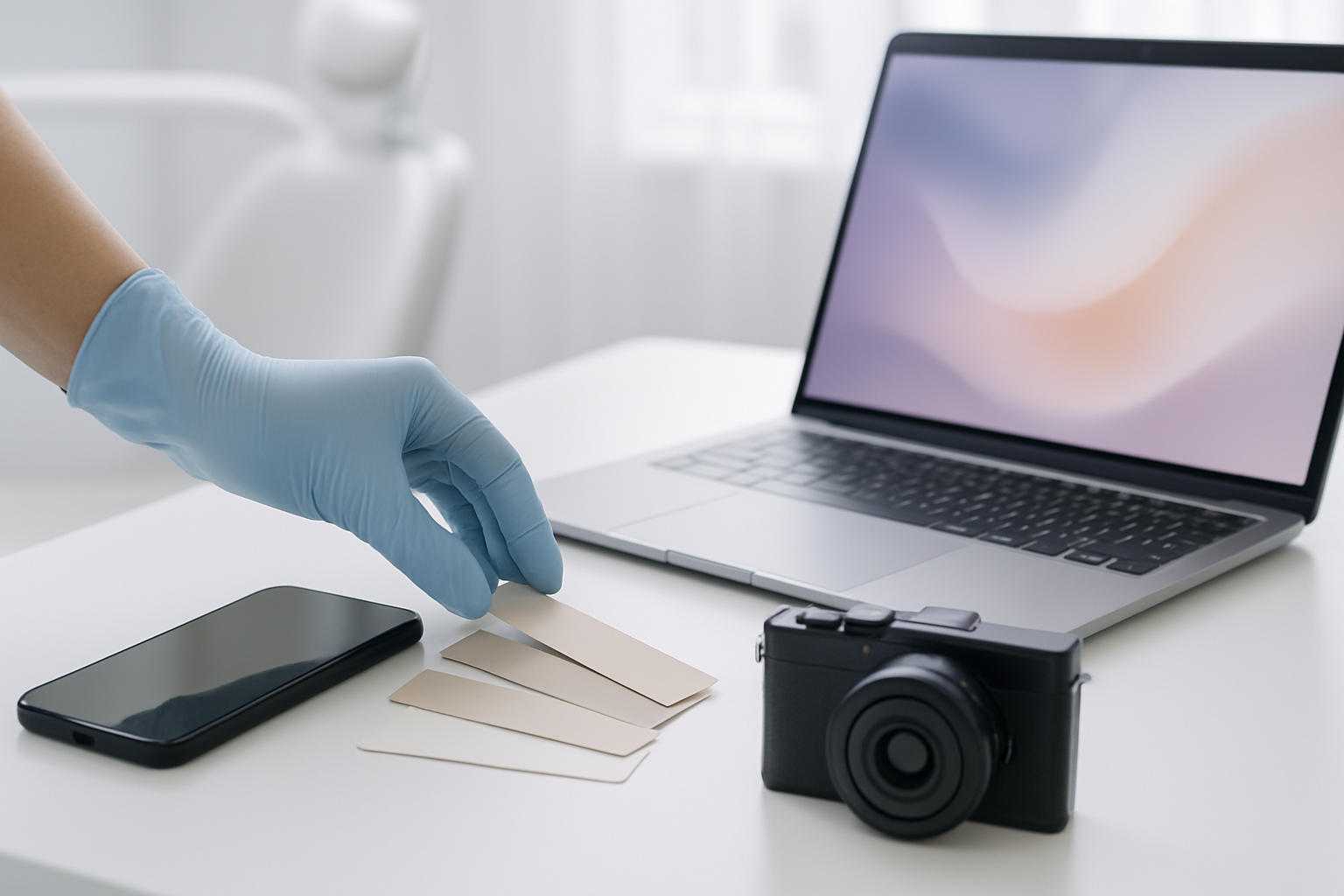 Intelligenza artificiale per la selezione del colore dentale nelle fotografie cliniche